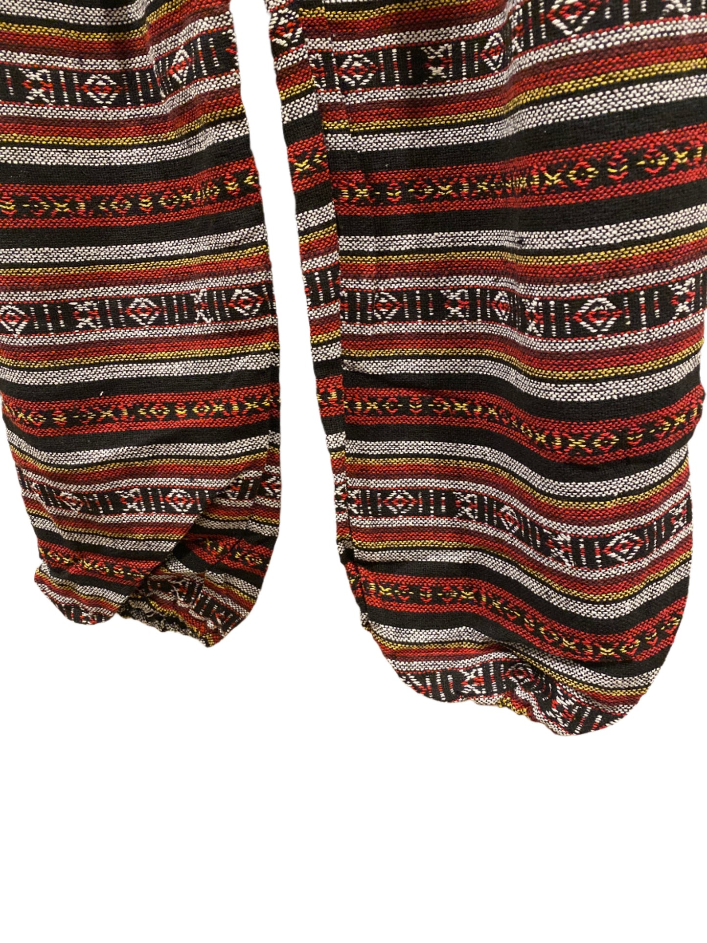 Red Black White Multicolor Magic Hill Tribe Cotton Pants