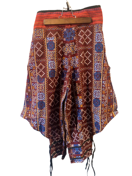 Traditional Style Mens Hll Tribe Cotton Pants with Unique Design