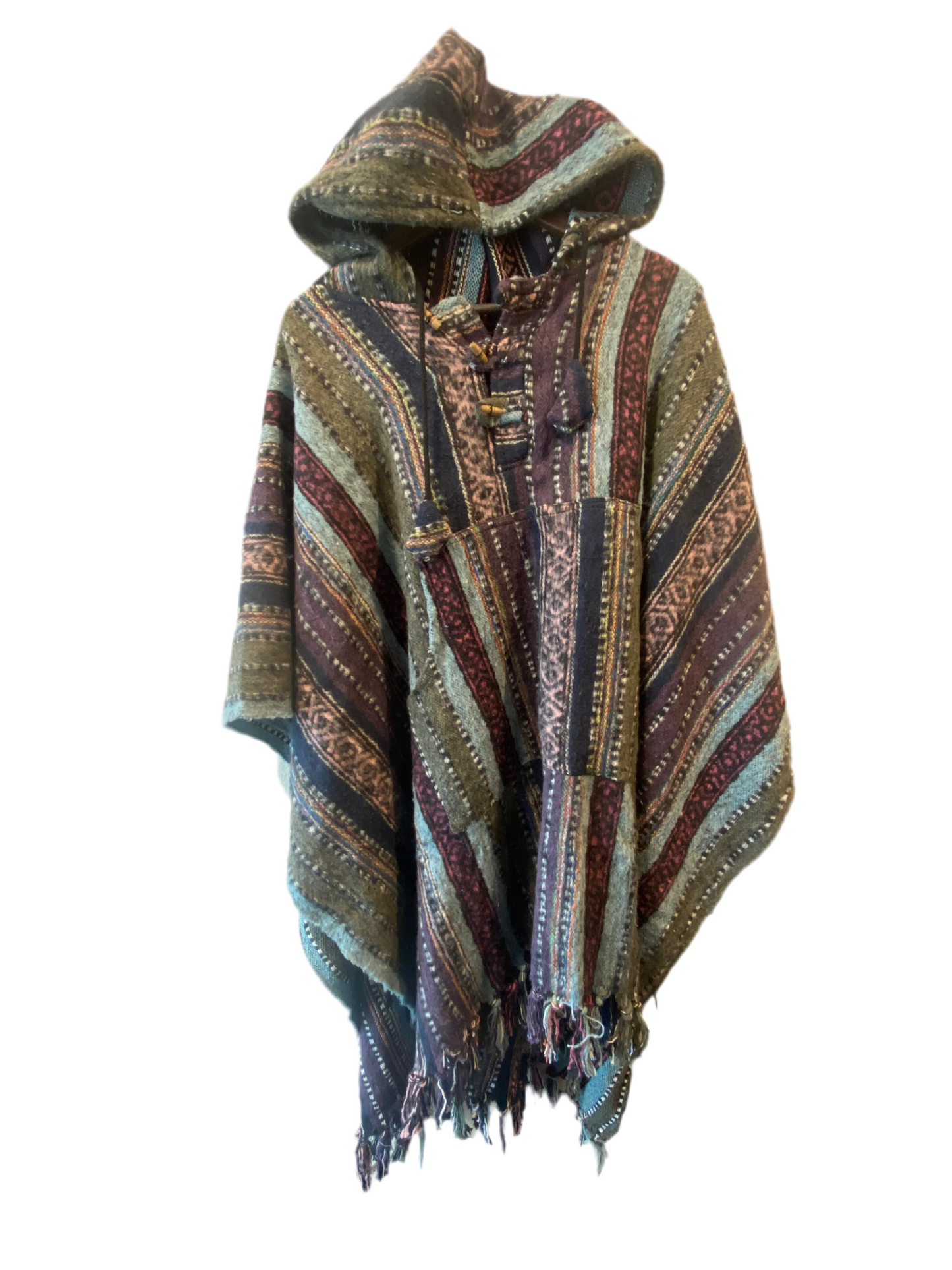 Mexican Folklore Inspired Boho Gheri Poncho