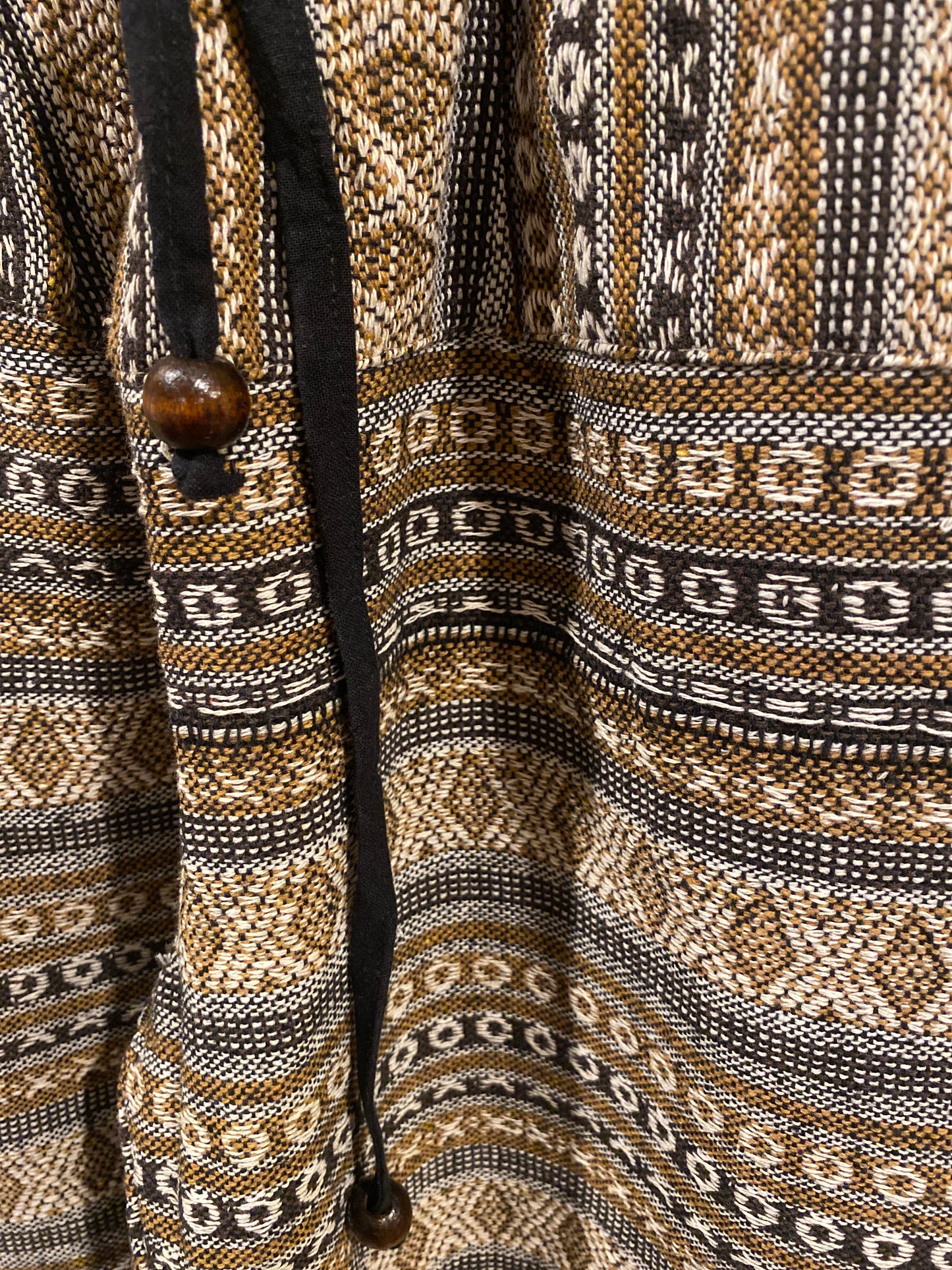 Gold, Tan, Black, Multicolored Magic Super Cozy Hill Tribe Cotton Pants