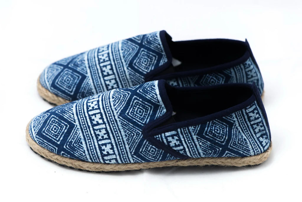 Indigo Handmade Slip-On Shoes