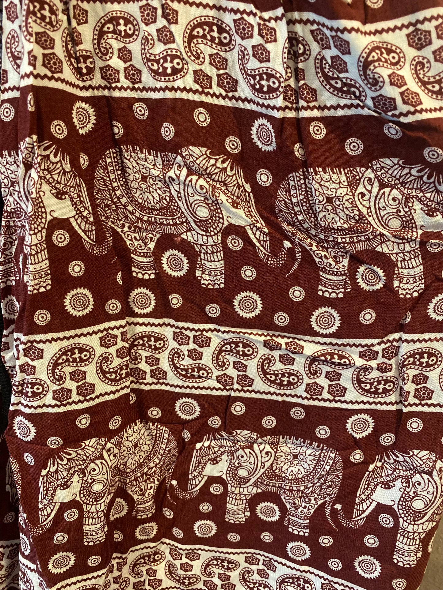 Closeup Harem Pants Fabric