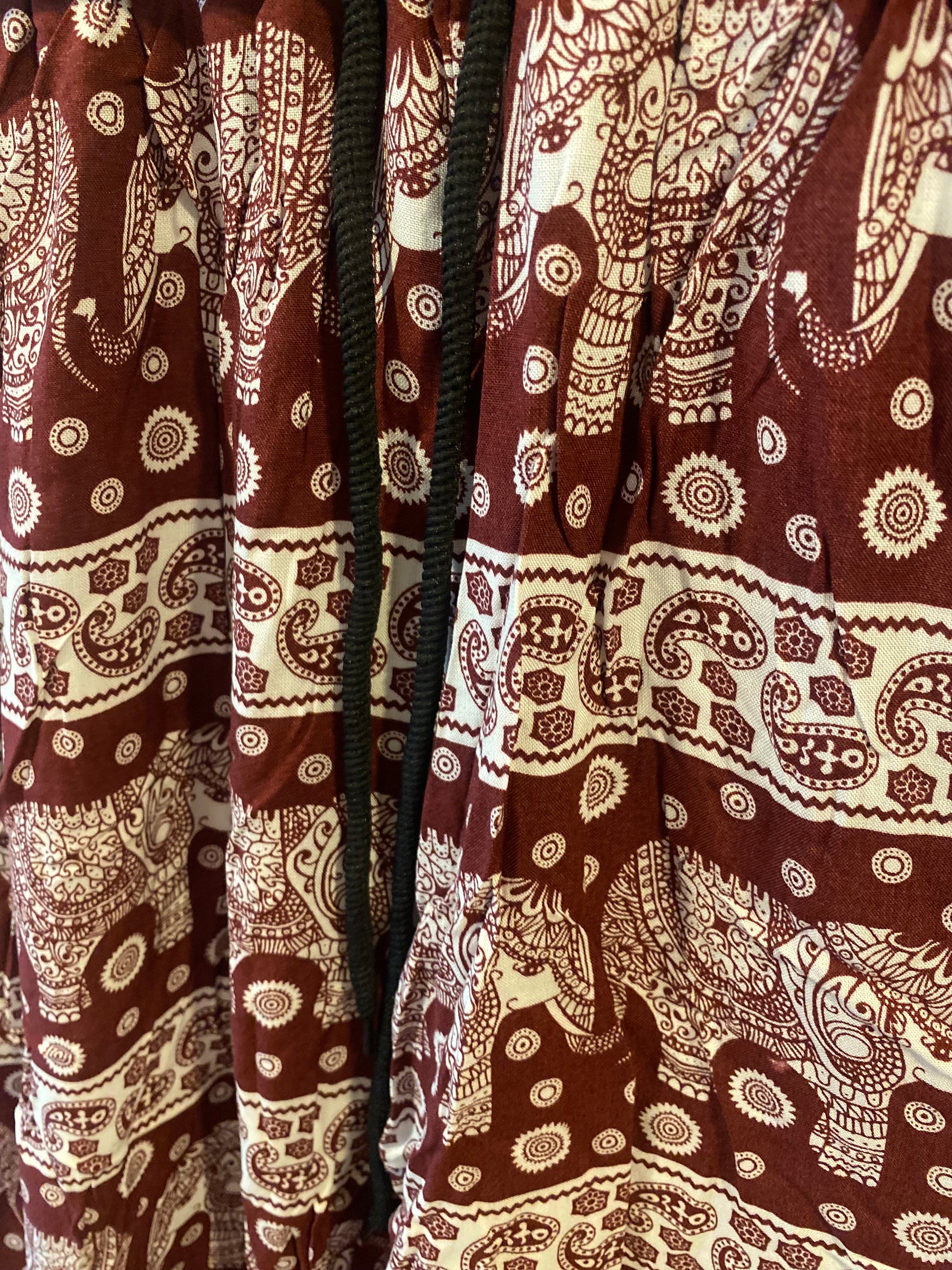 Close-Up Drawstring Elephant Pajama Pants