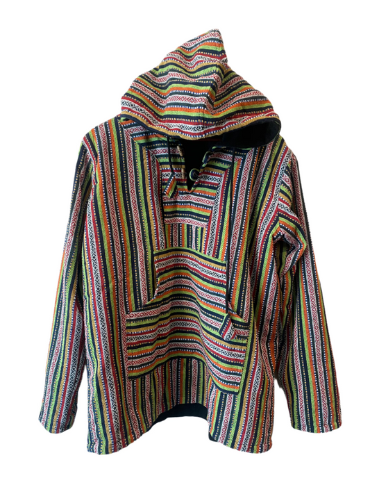 Gheri Printed Colorful Festival Pullover Jacket