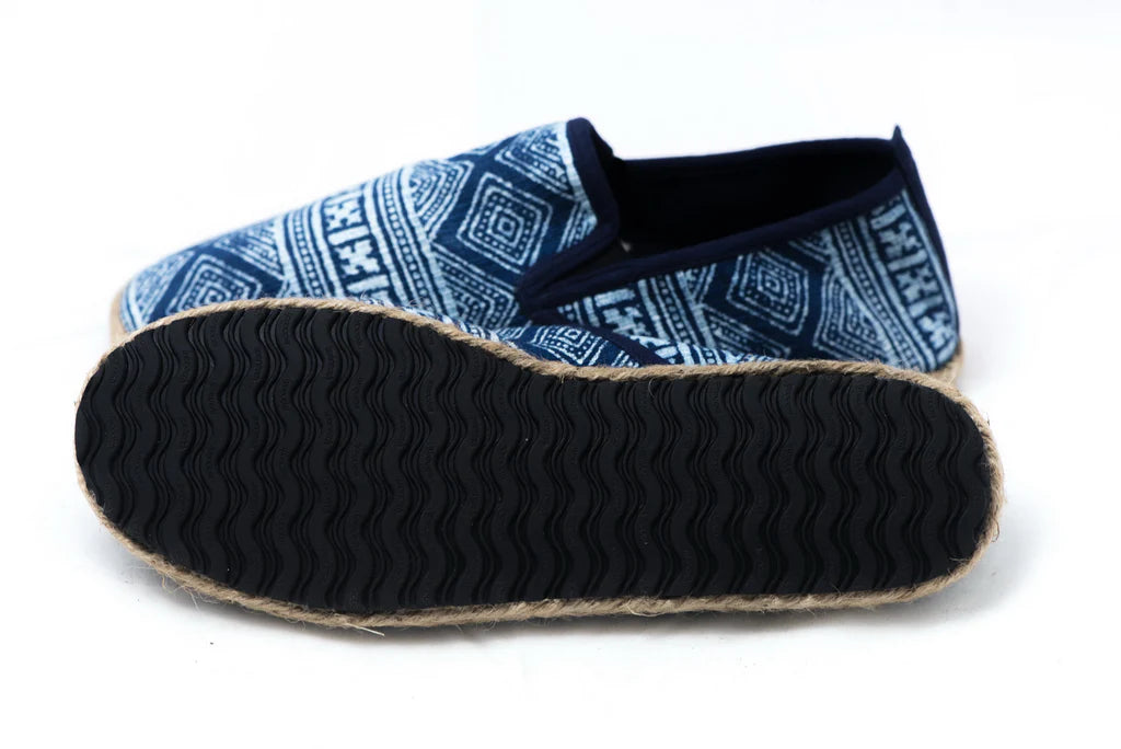 Indigo Handmade Slip-On Shoes