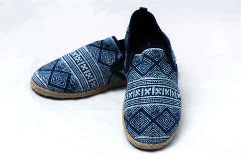 Indigo Handmade Slip-On Shoes